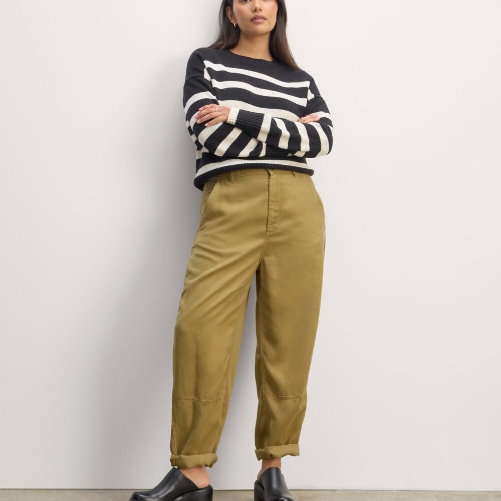 Everlane Women's Chino in Buttersoft in Fennel Seed, Size 2